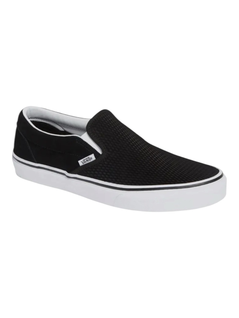 VANS | Classic Slip On Suede Embossed in Black and True White